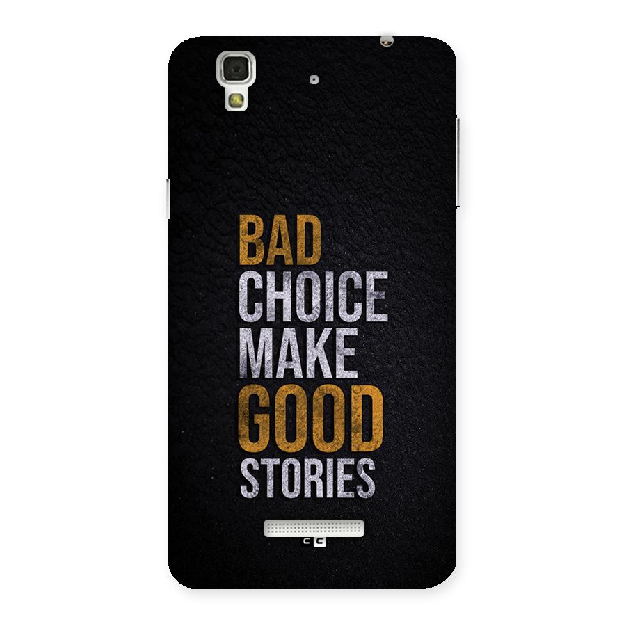 Make Good Stories Back Case for Yureka