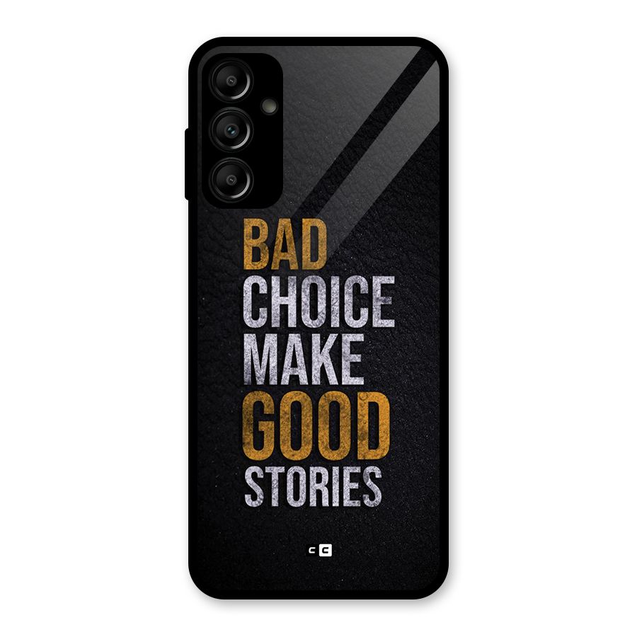 Make Good Stories Glass Back Case for Galaxy A14 5G