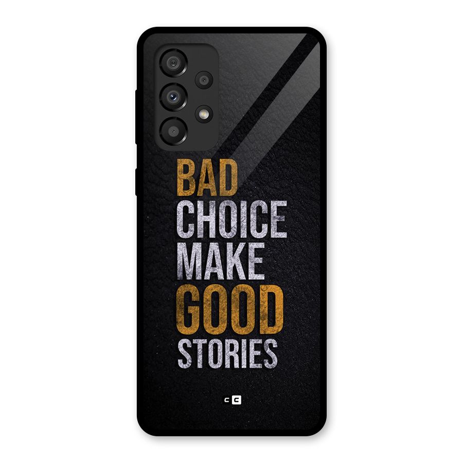 Make Good Stories Glass Back Case for Galaxy A33 5G