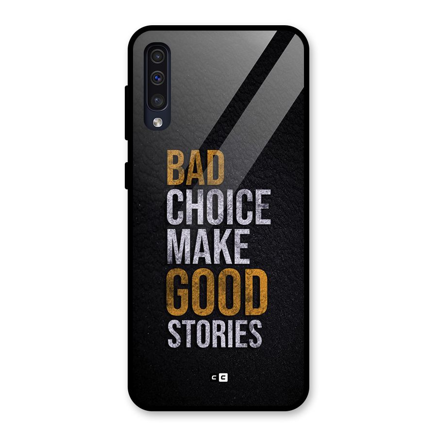Make Good Stories Glass Back Case for Galaxy A50s