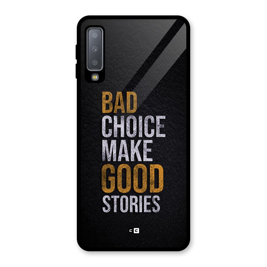 Make Good Stories Glass Back Case for Galaxy A7 (2018)