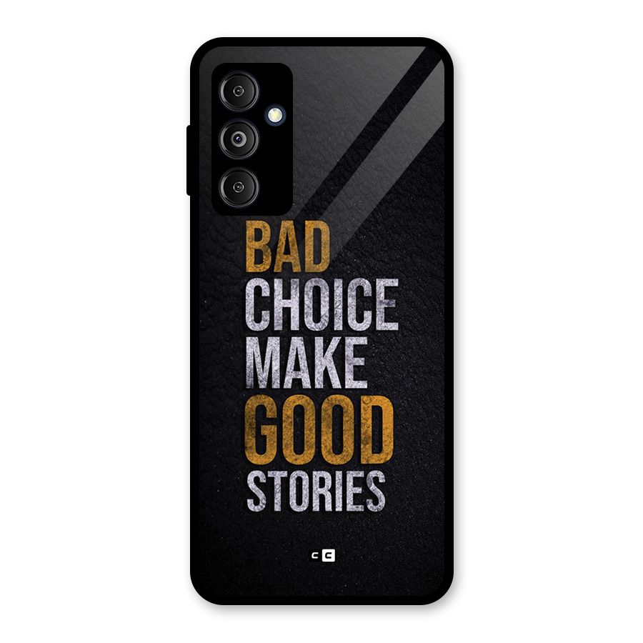 Make Good Stories Glass Back Case for Galaxy M14 5G