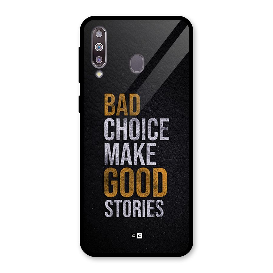 Make Good Stories Glass Back Case for Galaxy M30