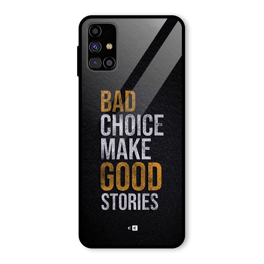 Make Good Stories Glass Back Case for Galaxy M31s
