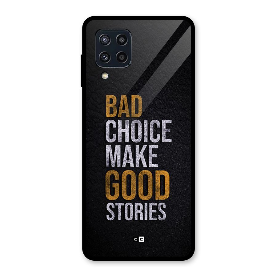 Make Good Stories Glass Back Case for Galaxy M32