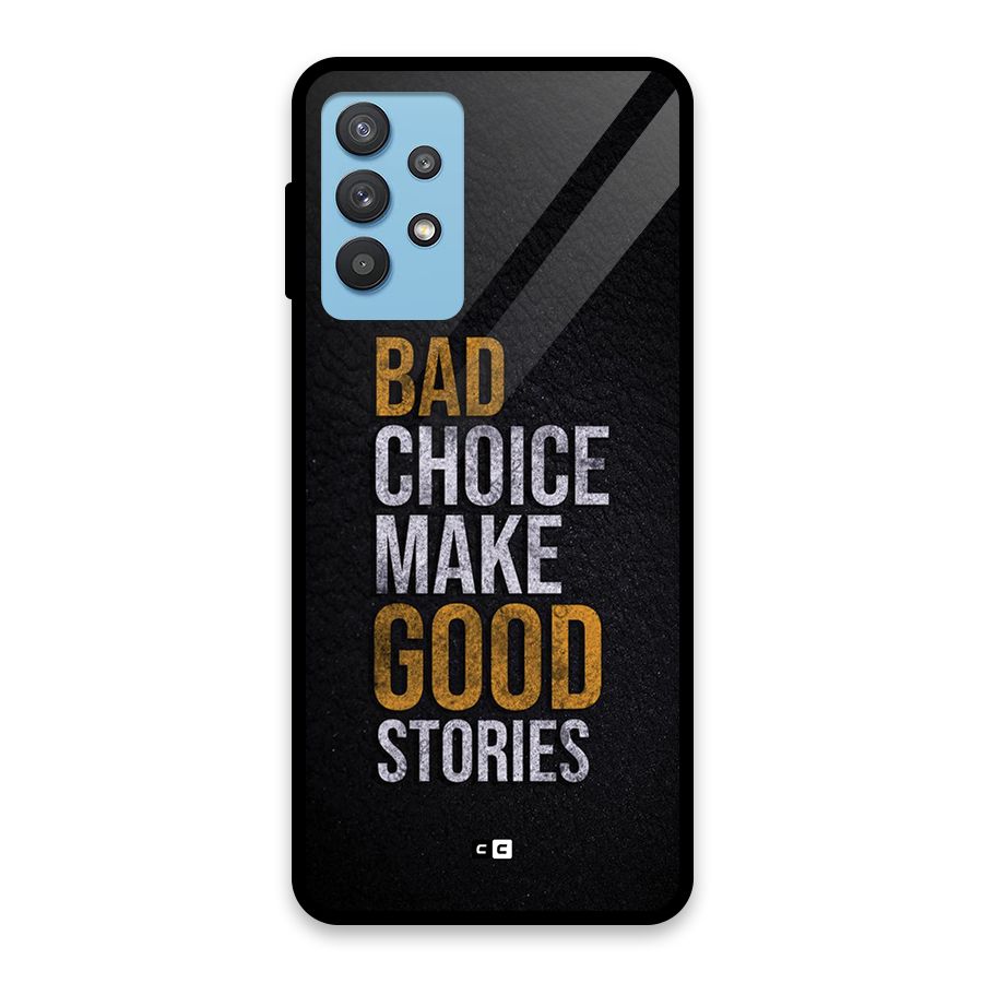 Make Good Stories Glass Back Case for Galaxy M32 5G
