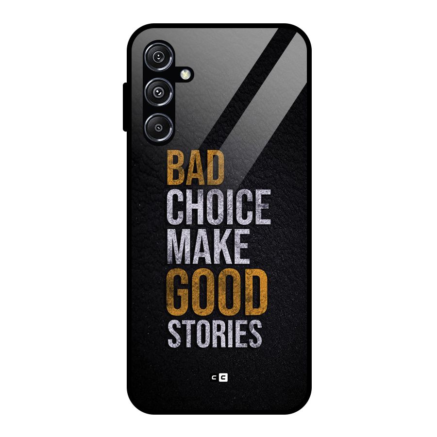 Make Good Stories Glass Back Case for Galaxy M34 5G