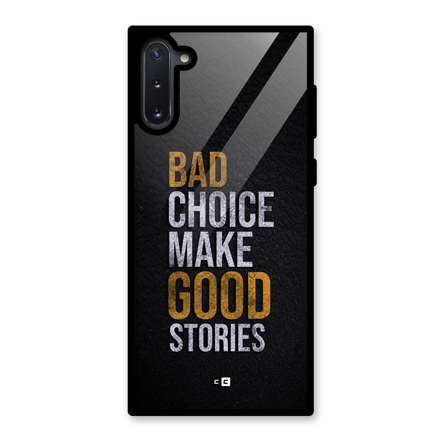 Make Good Stories Glass Back Case for Galaxy Note 10
