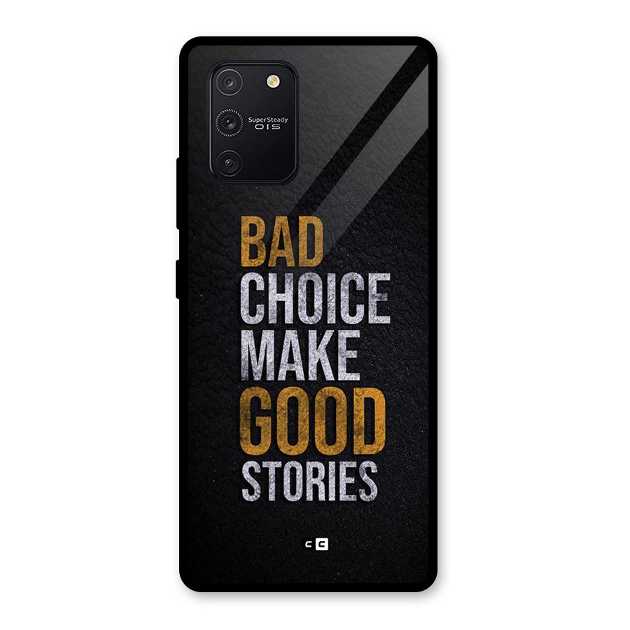 Make Good Stories Glass Back Case for Galaxy S10 Lite