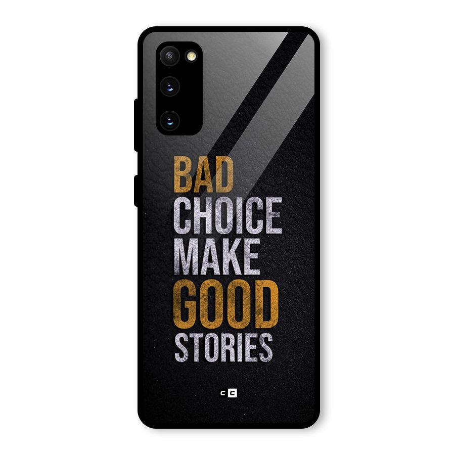 Make Good Stories Glass Back Case for Galaxy S20 FE