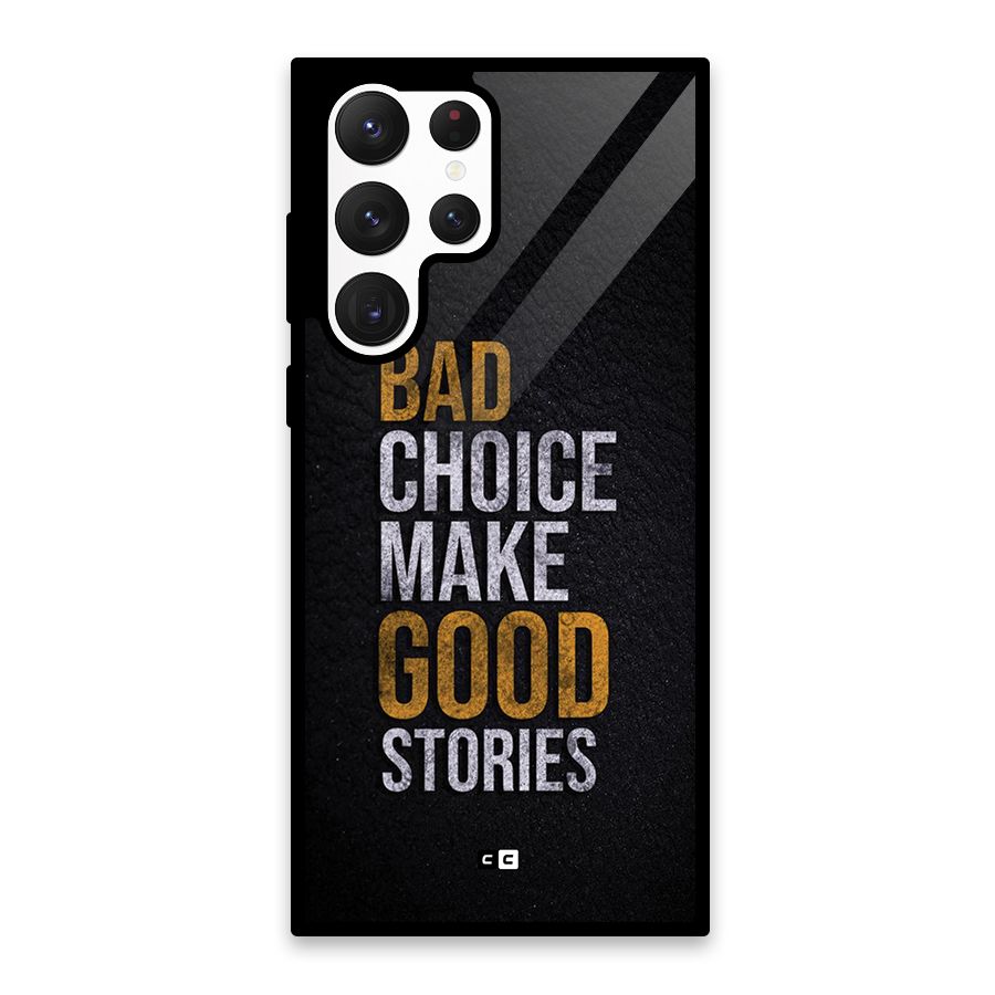 Make Good Stories Glass Back Case for Galaxy S22 Ultra 5G
