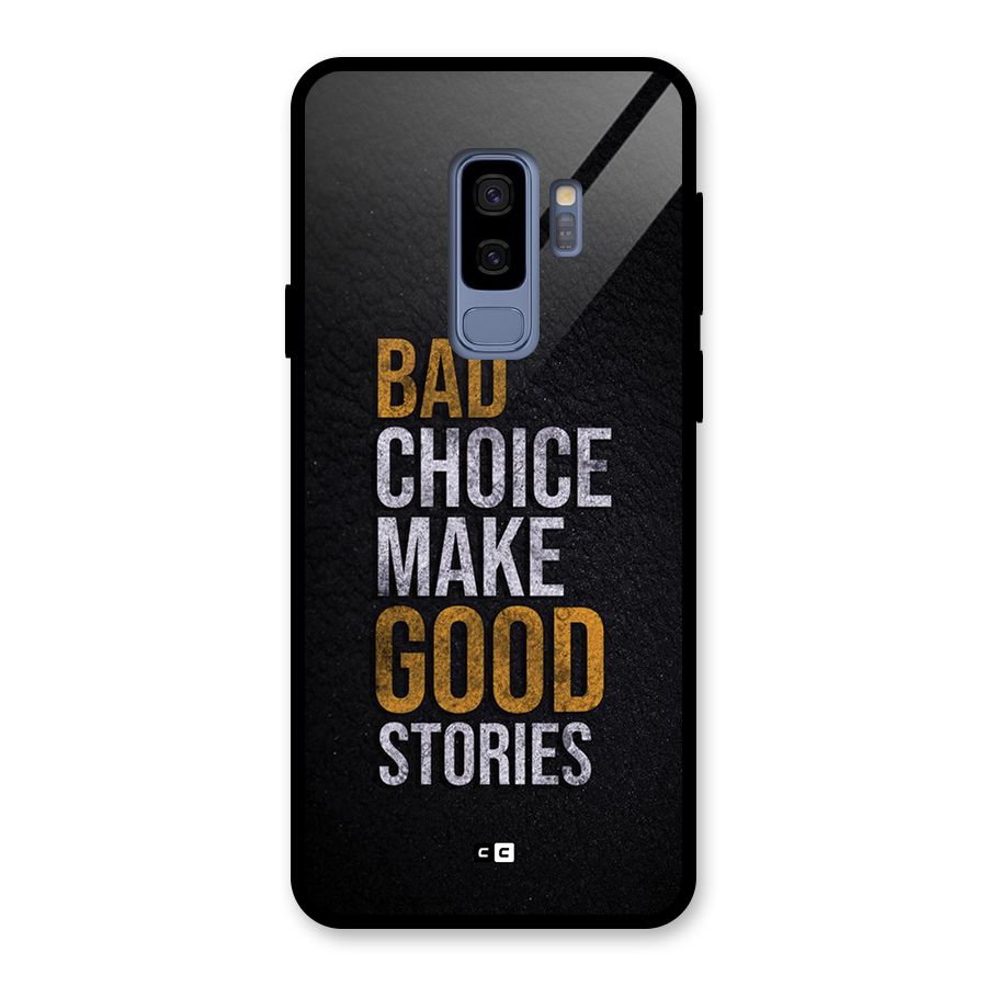 Make Good Stories Glass Back Case for Galaxy S9 Plus