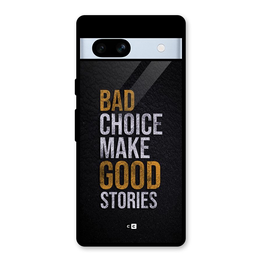 Make Good Stories Glass Back Case for Google Pixel 7a