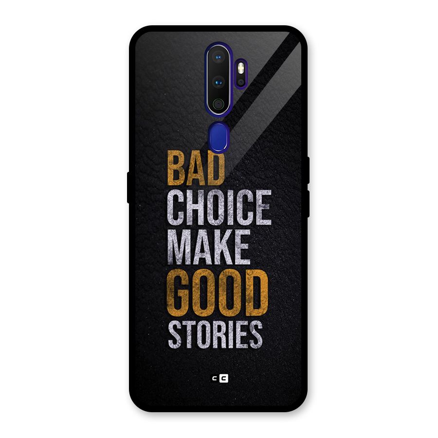 Make Good Stories Glass Back Case for Oppo A9 (2020)