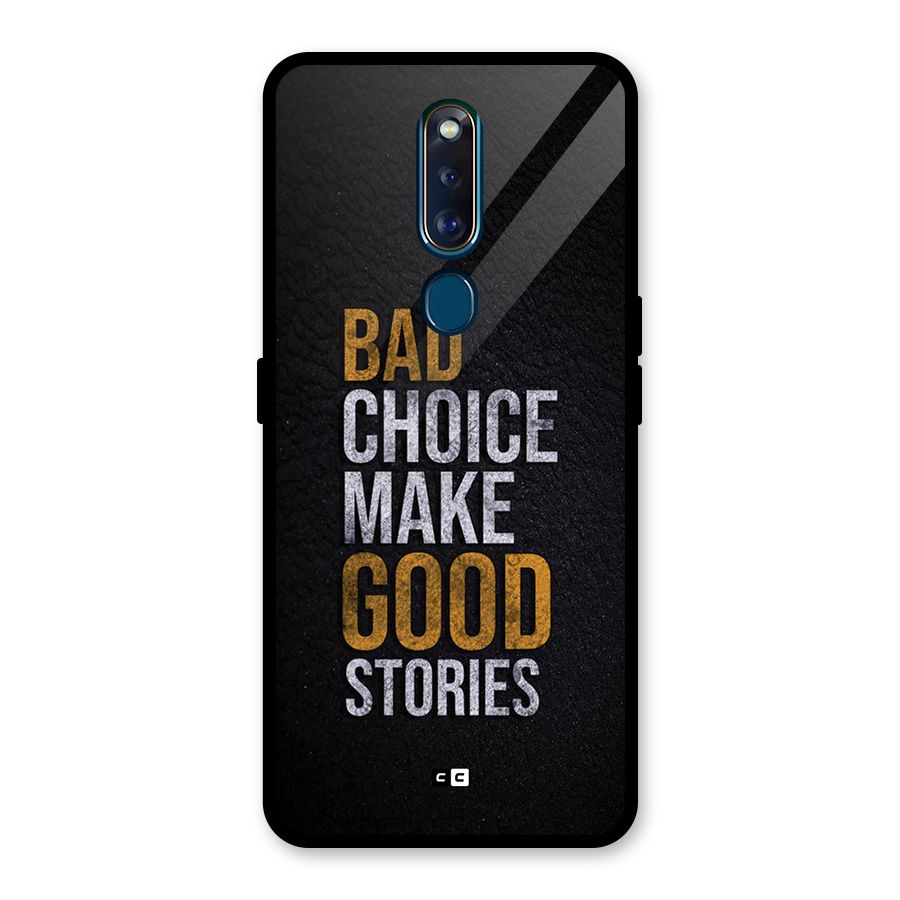Make Good Stories Glass Back Case for Oppo F11 Pro