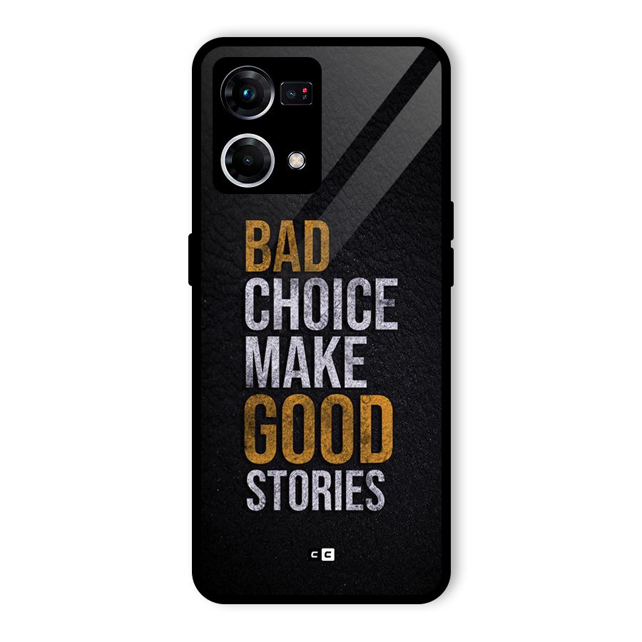 Make Good Stories Glass Back Case for Oppo F21s Pro 4G