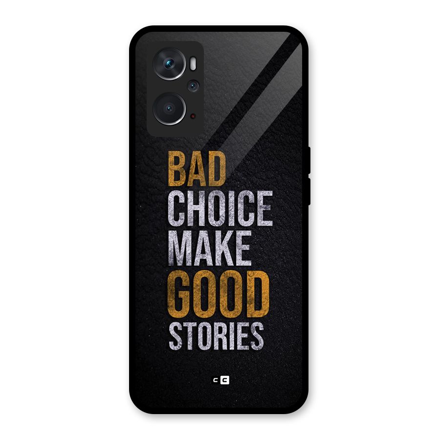 Make Good Stories Glass Back Case for Oppo K10 4G