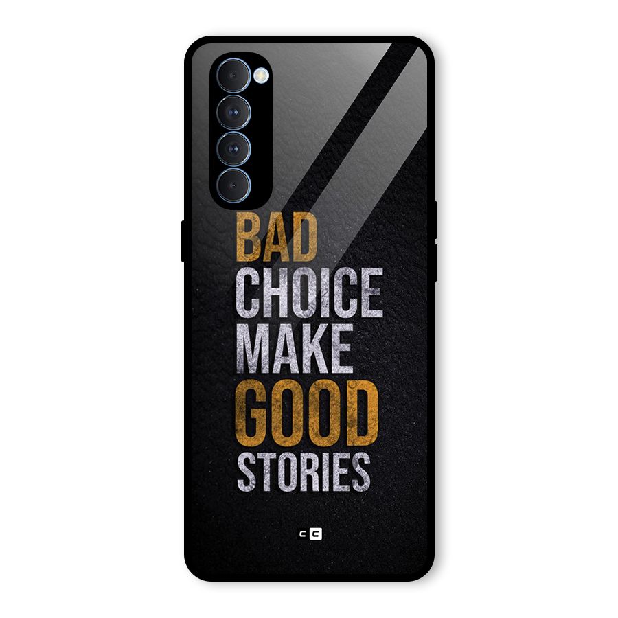 Make Good Stories Glass Back Case for Oppo Reno4 Pro