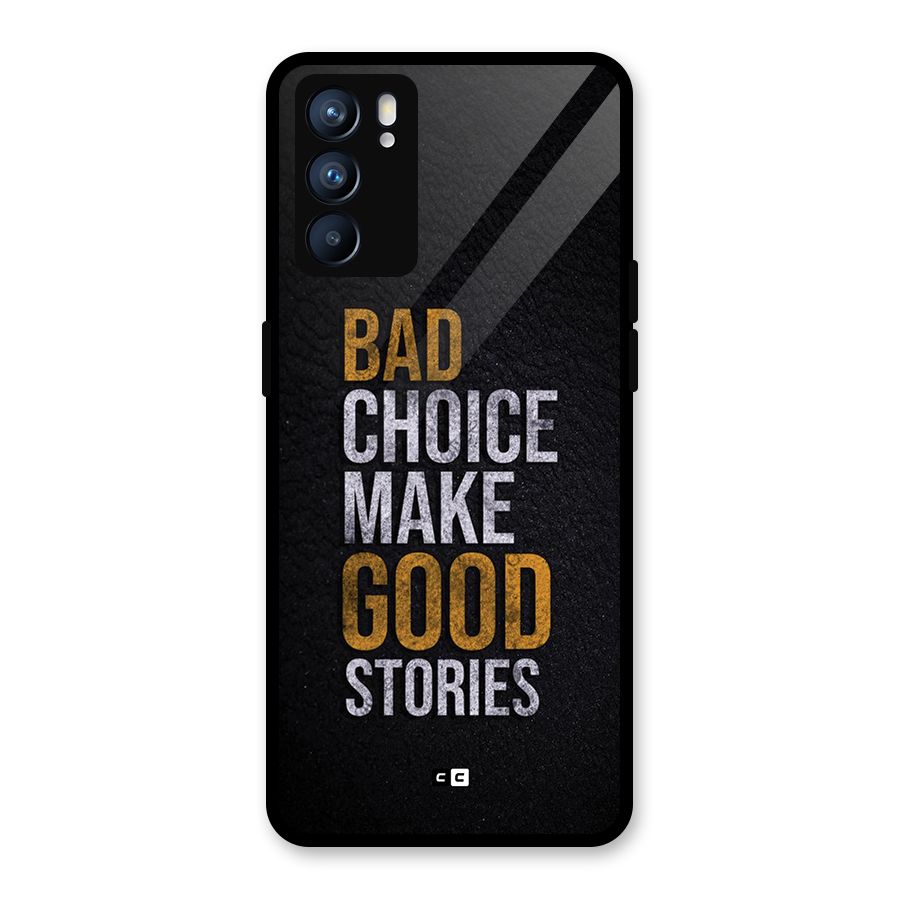 Make Good Stories Glass Back Case for Oppo Reno6 5G