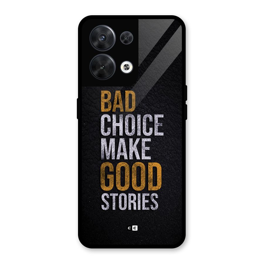 Make Good Stories Glass Back Case for Oppo Reno8 5G