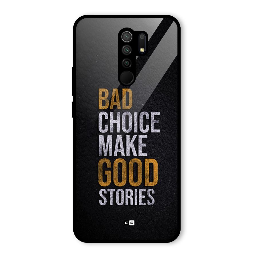 Make Good Stories Glass Back Case for Poco M2