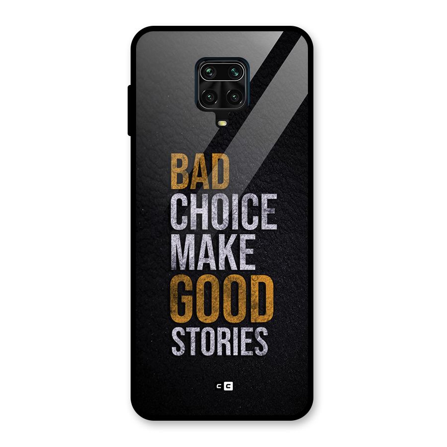 Make Good Stories Glass Back Case for Poco M2 Pro