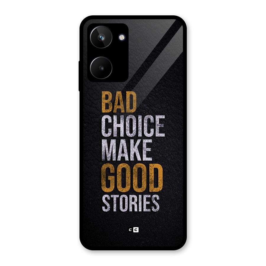 Make Good Stories Glass Back Case for Realme 10