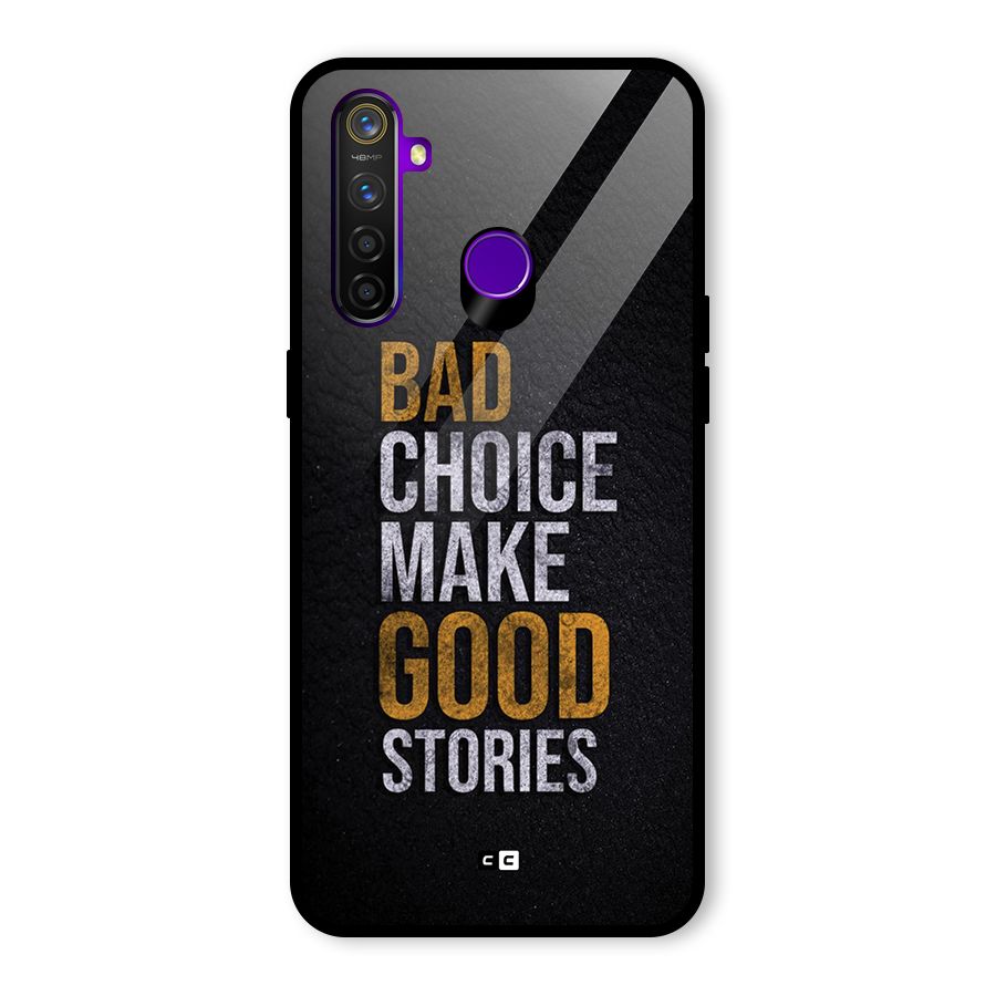 Make Good Stories Glass Back Case for Realme 5 Pro