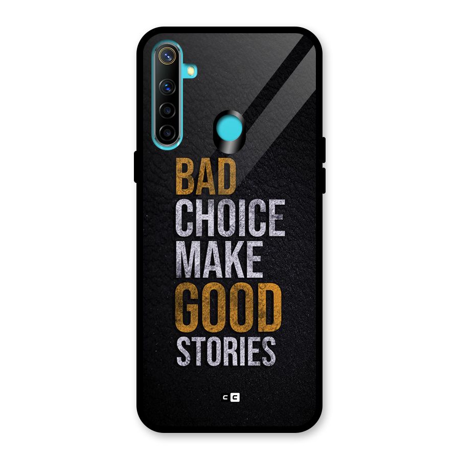 Make Good Stories Glass Back Case for Realme 5i