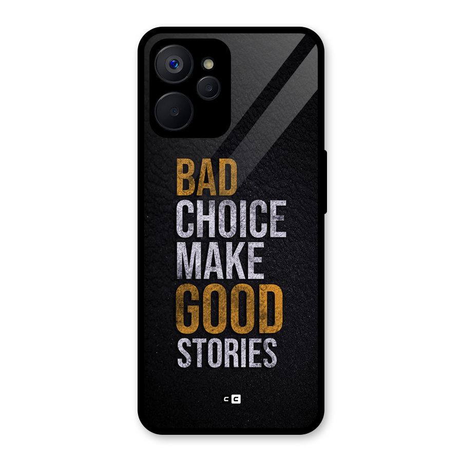 Make Good Stories Glass Back Case for Realme 9i 5G