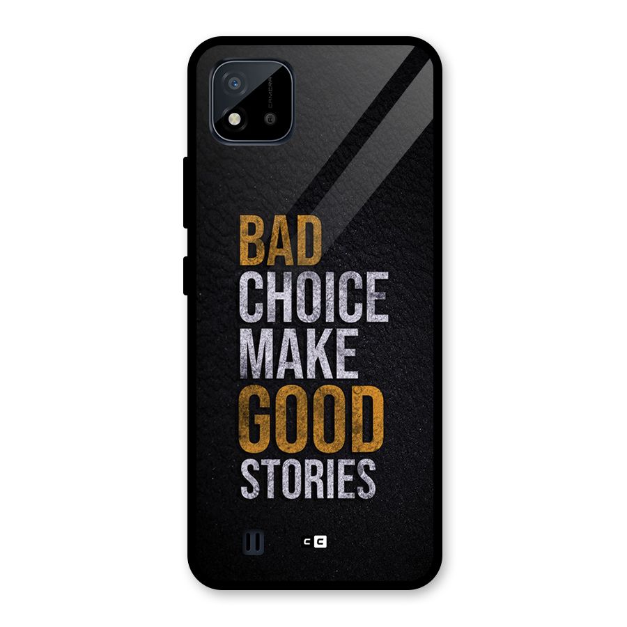 Make Good Stories Glass Back Case for Realme C11 2021