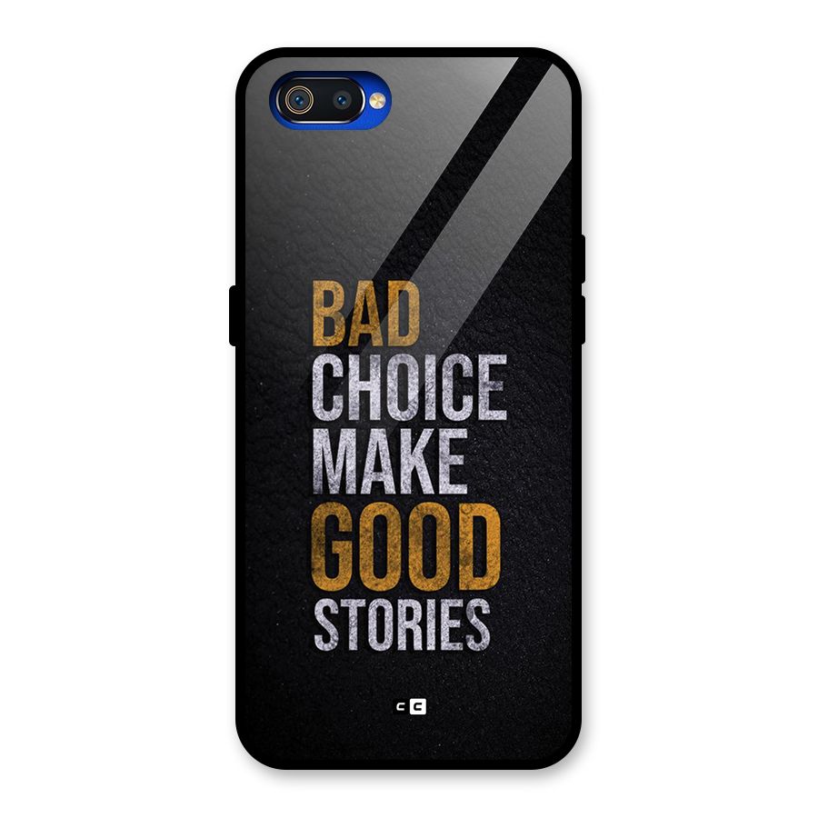 Make Good Stories Glass Back Case for Realme C2