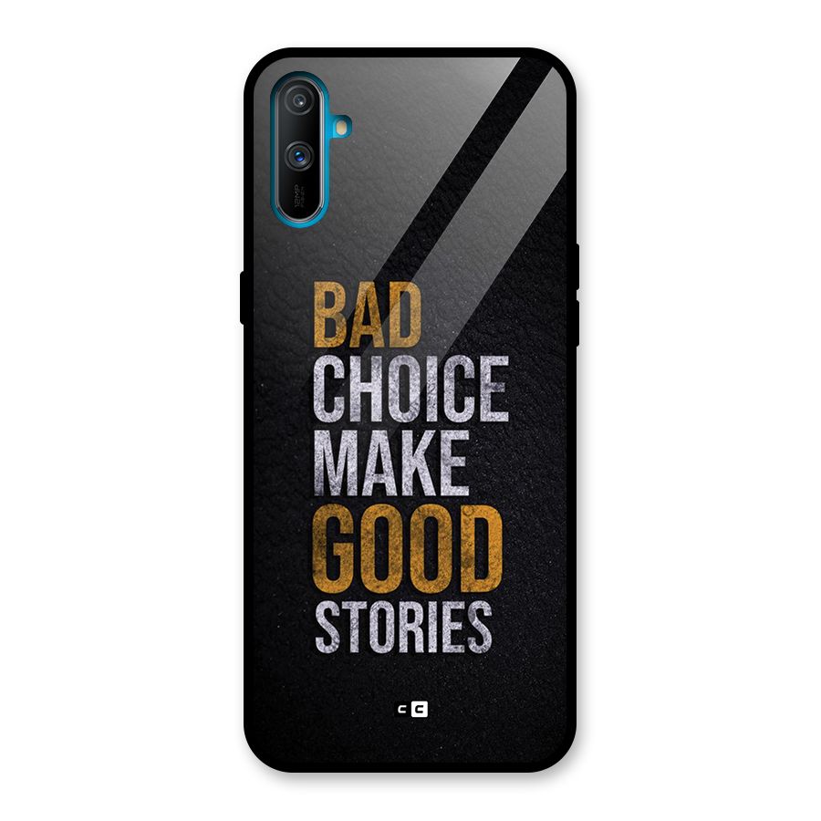 Make Good Stories Glass Back Case for Realme C3