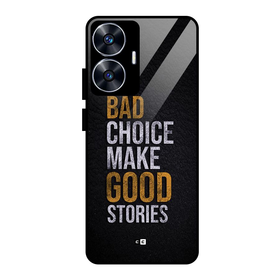 Make Good Stories Glass Back Case for Realme Narzo N55