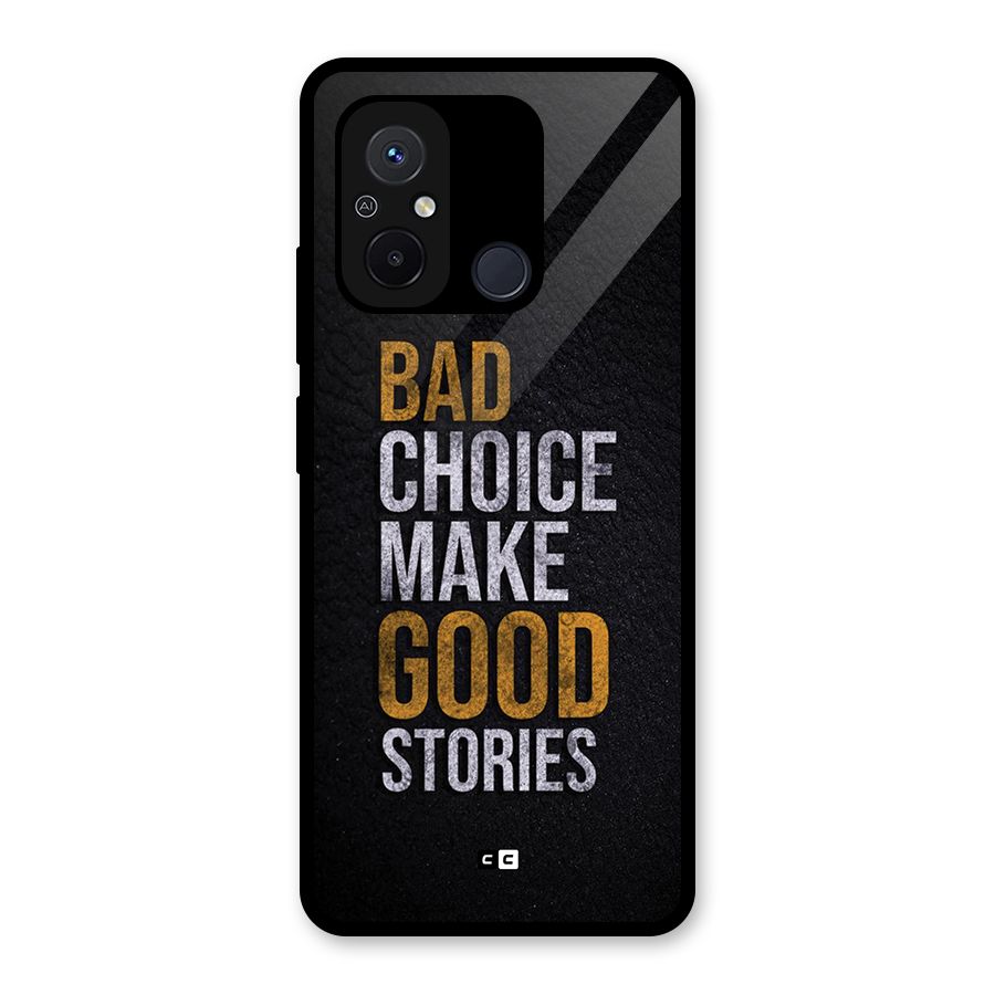 Make Good Stories Glass Back Case for Redmi 12C