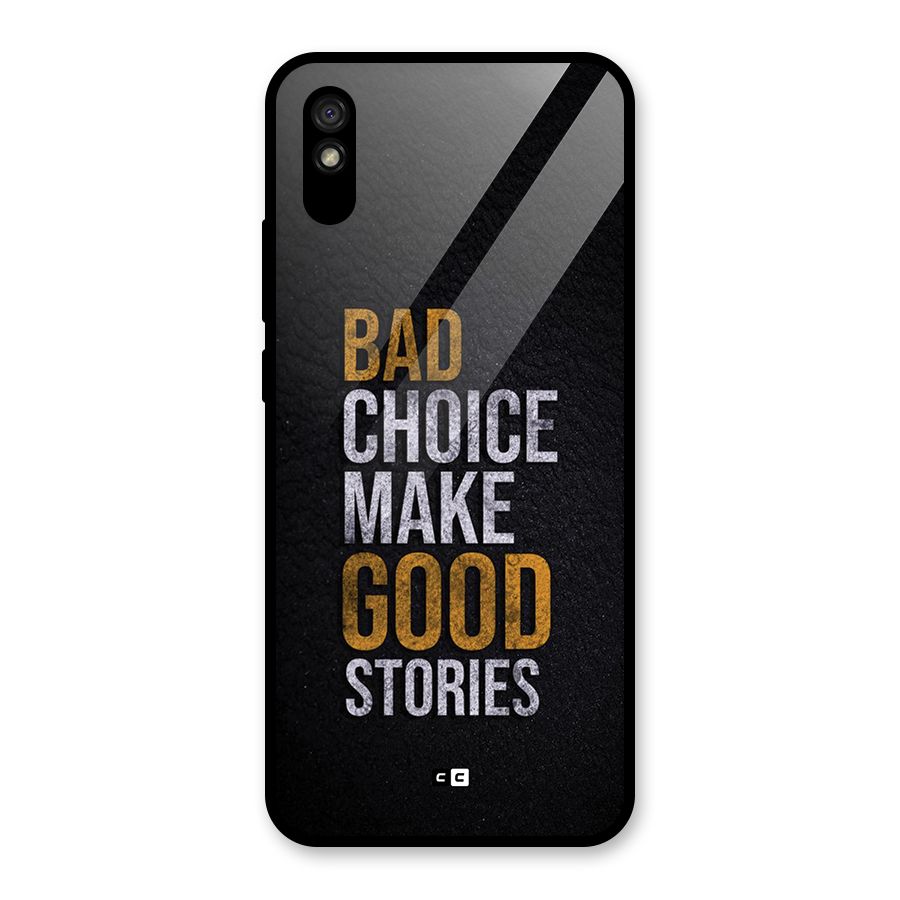 Make Good Stories Glass Back Case for Redmi 9A