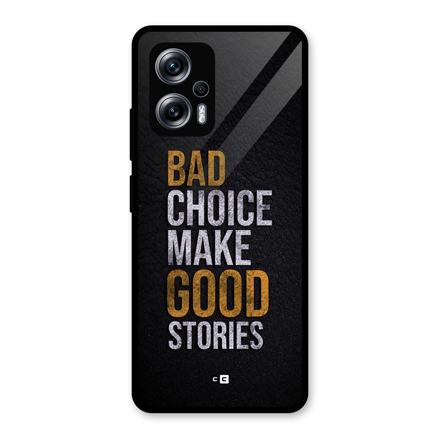 Make Good Stories Glass Back Case for Redmi K50i