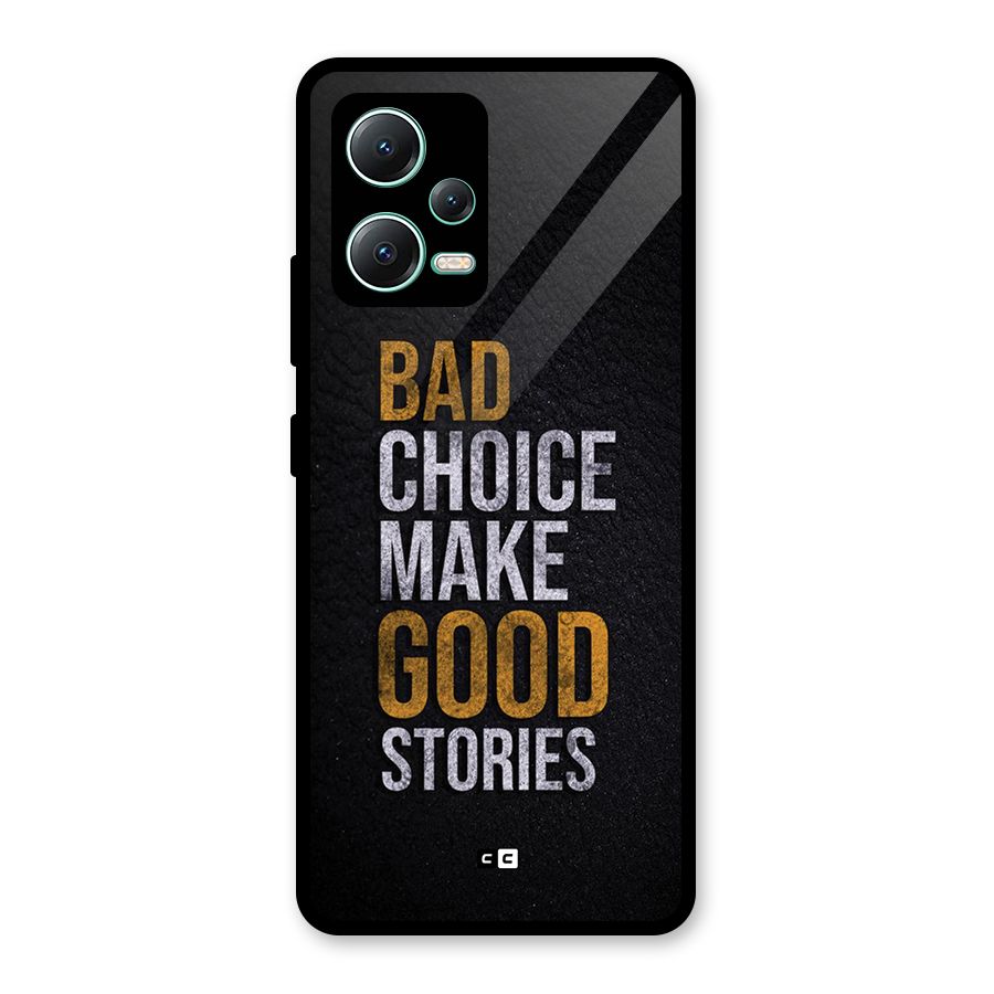 Make Good Stories Glass Back Case for Redmi Note 12 5G