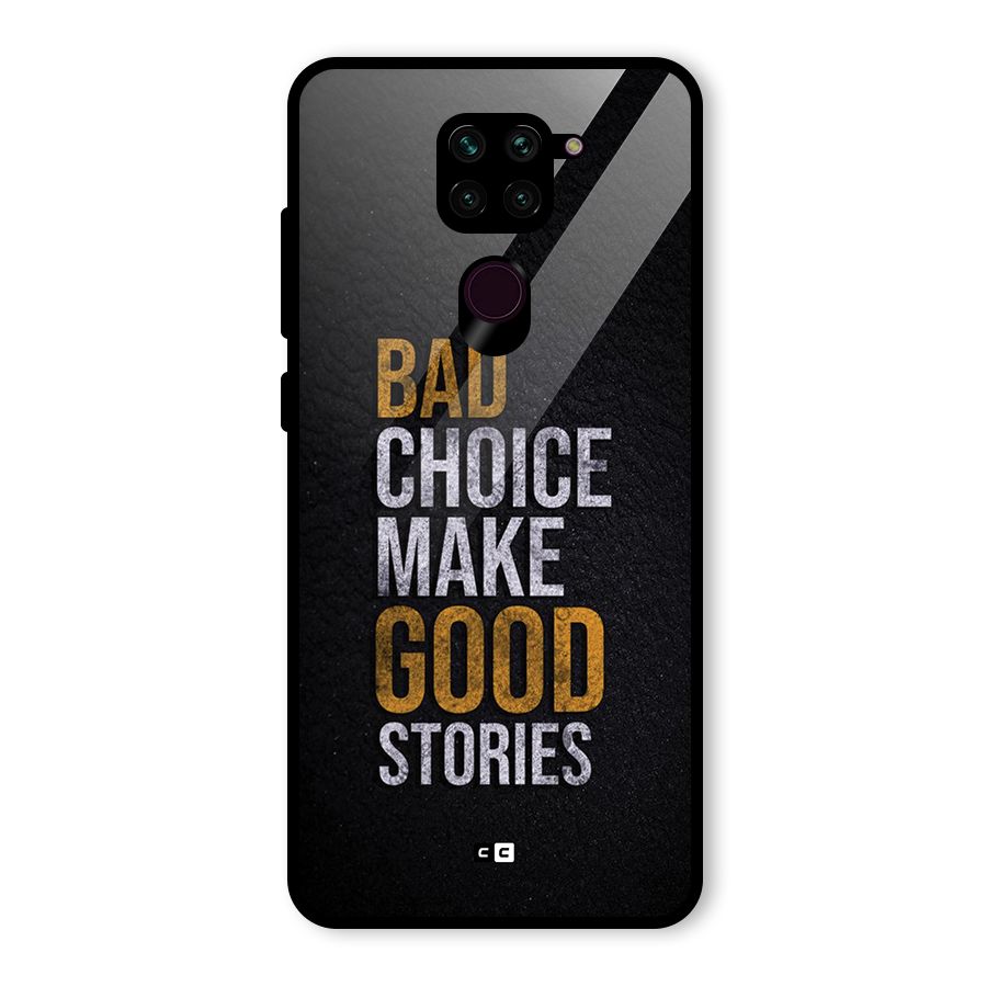 Make Good Stories Glass Back Case for Redmi Note 9