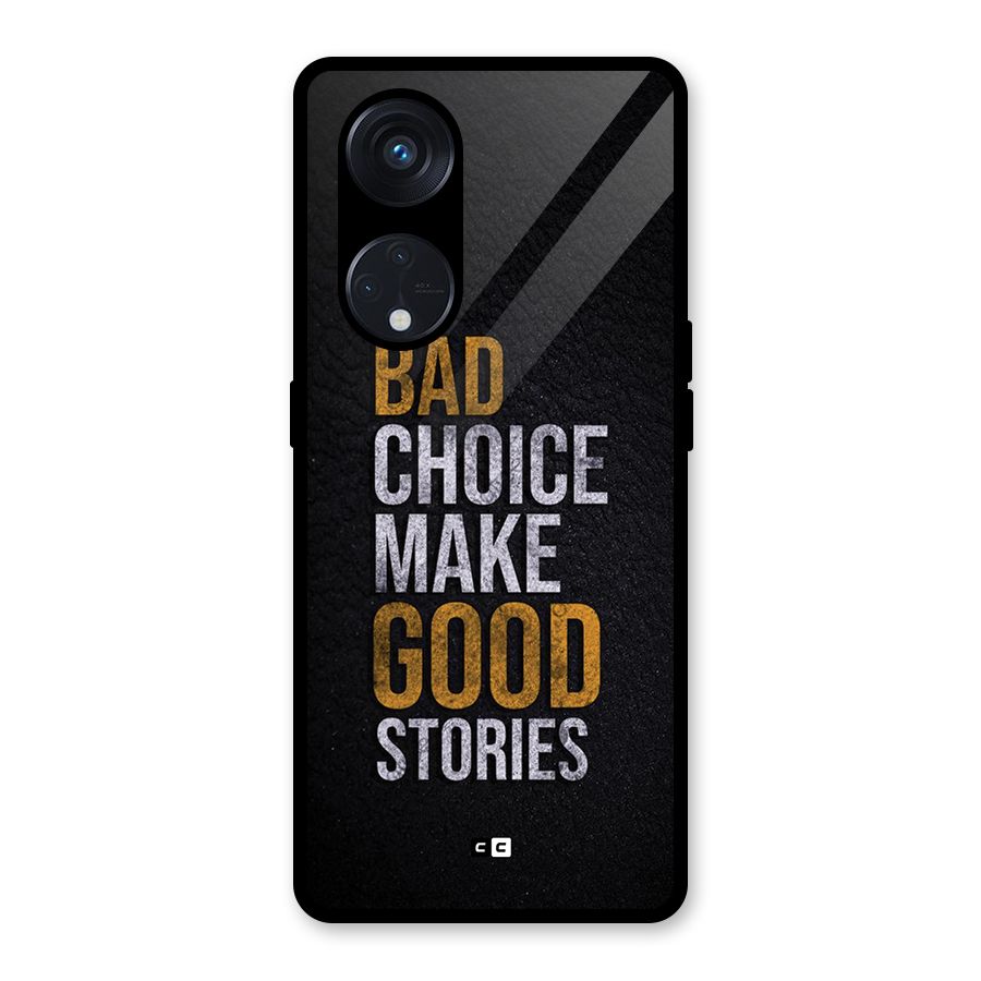 Make Good Stories Glass Back Case for Reno8 T 5G