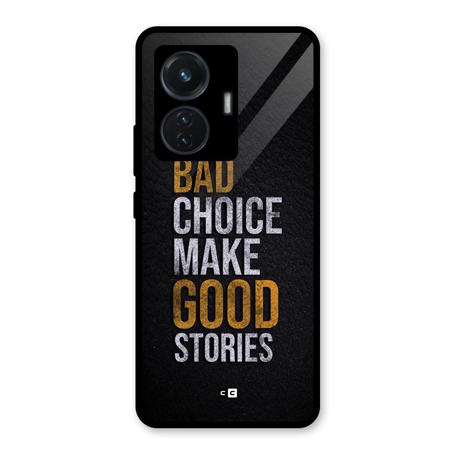 Make Good Stories Glass Back Case for Vivo T1 44W