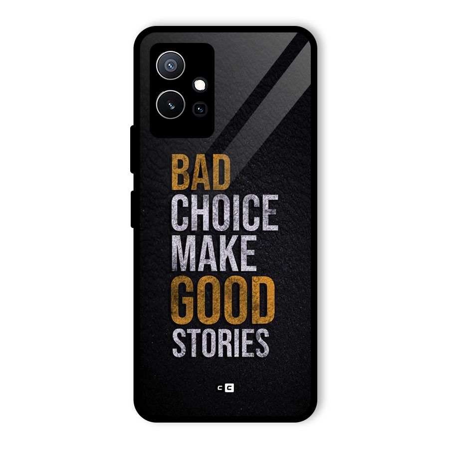 Make Good Stories Glass Back Case for Vivo T1 5G