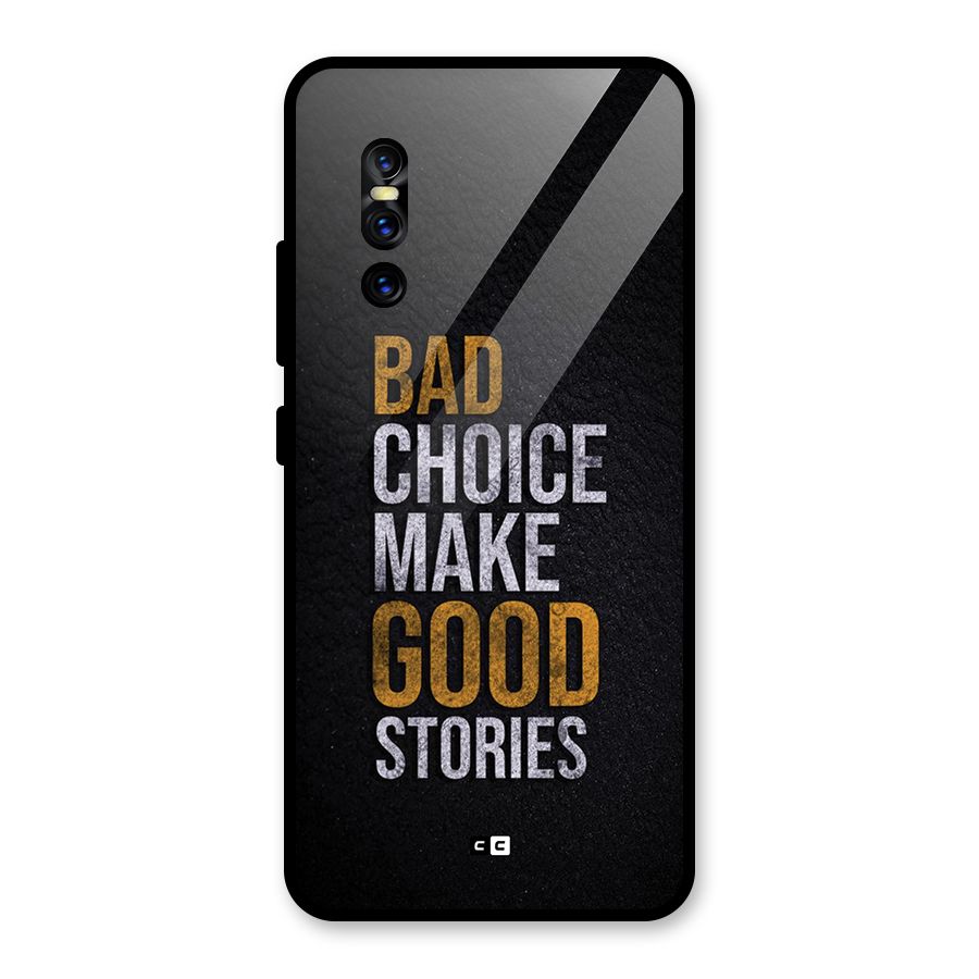 Make Good Stories Glass Back Case for Vivo V15 Pro