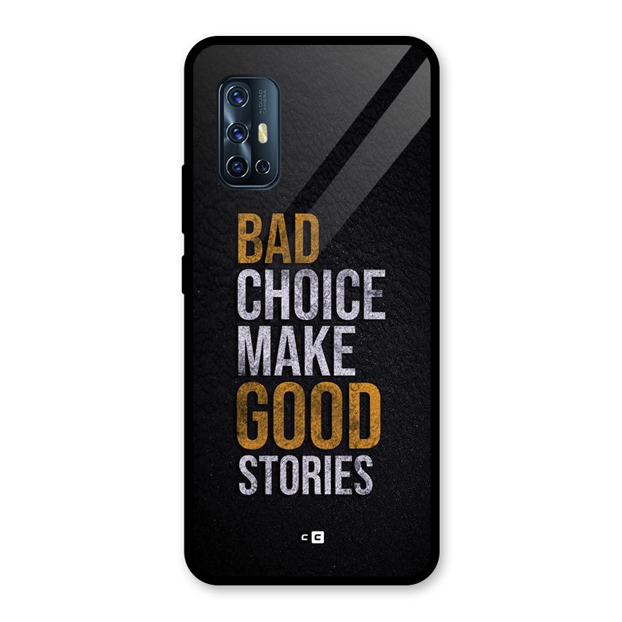Make Good Stories Glass Back Case for Vivo V17