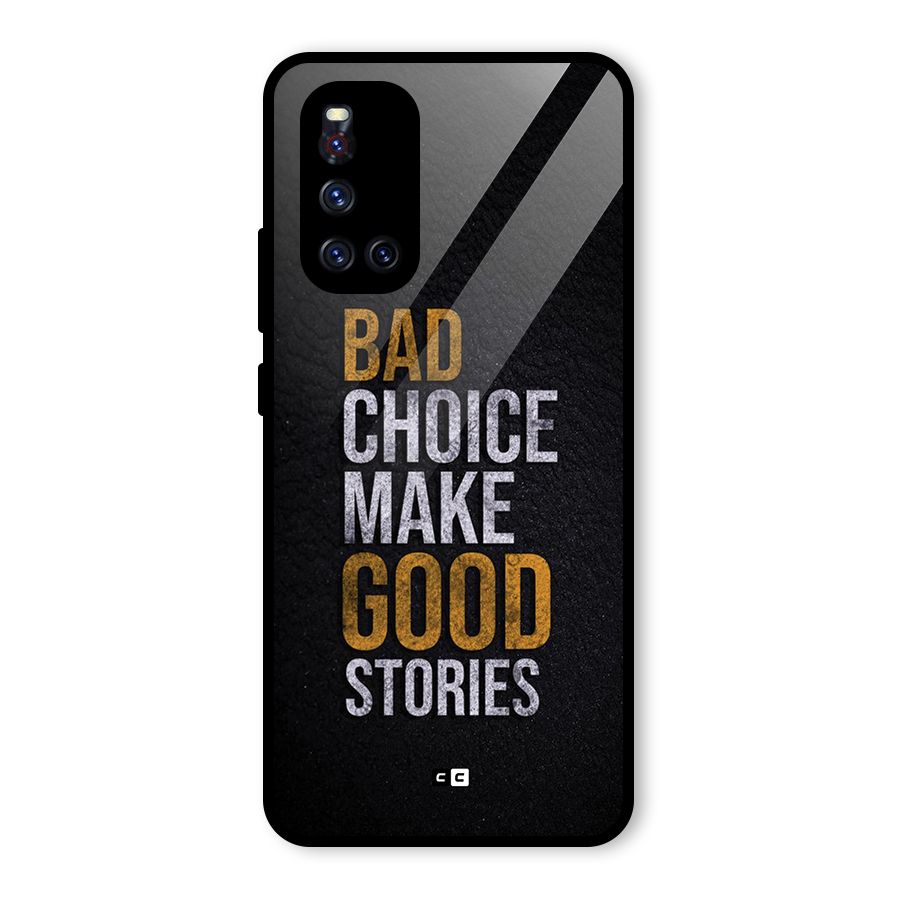Make Good Stories Glass Back Case for Vivo V19