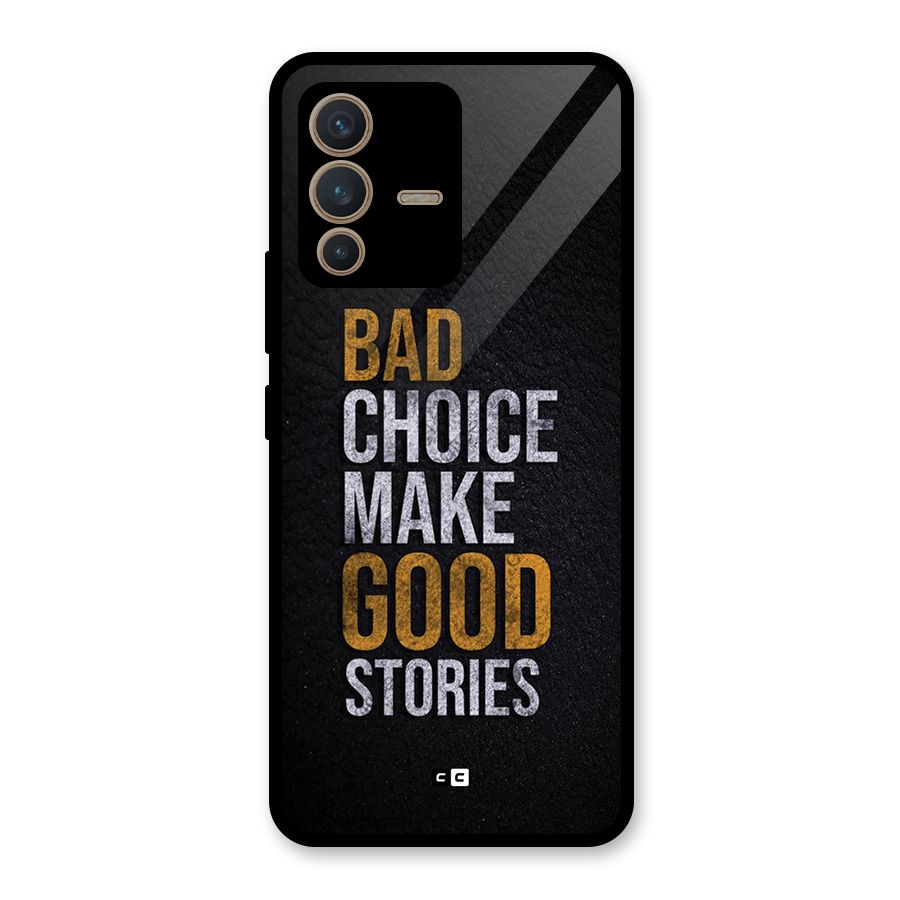 Make Good Stories Glass Back Case for Vivo V23 5G