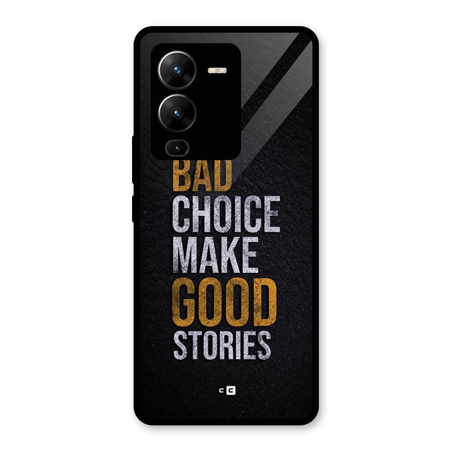 Make Good Stories Glass Back Case for Vivo V25 Pro