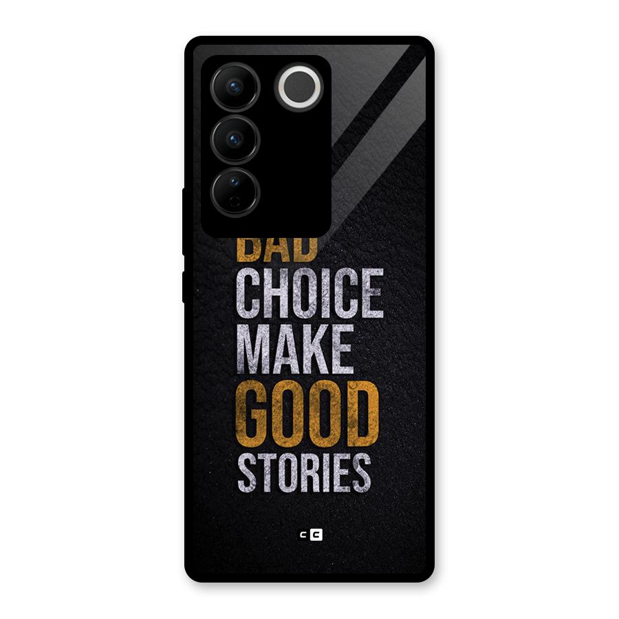 Make Good Stories Glass Back Case for Vivo V27