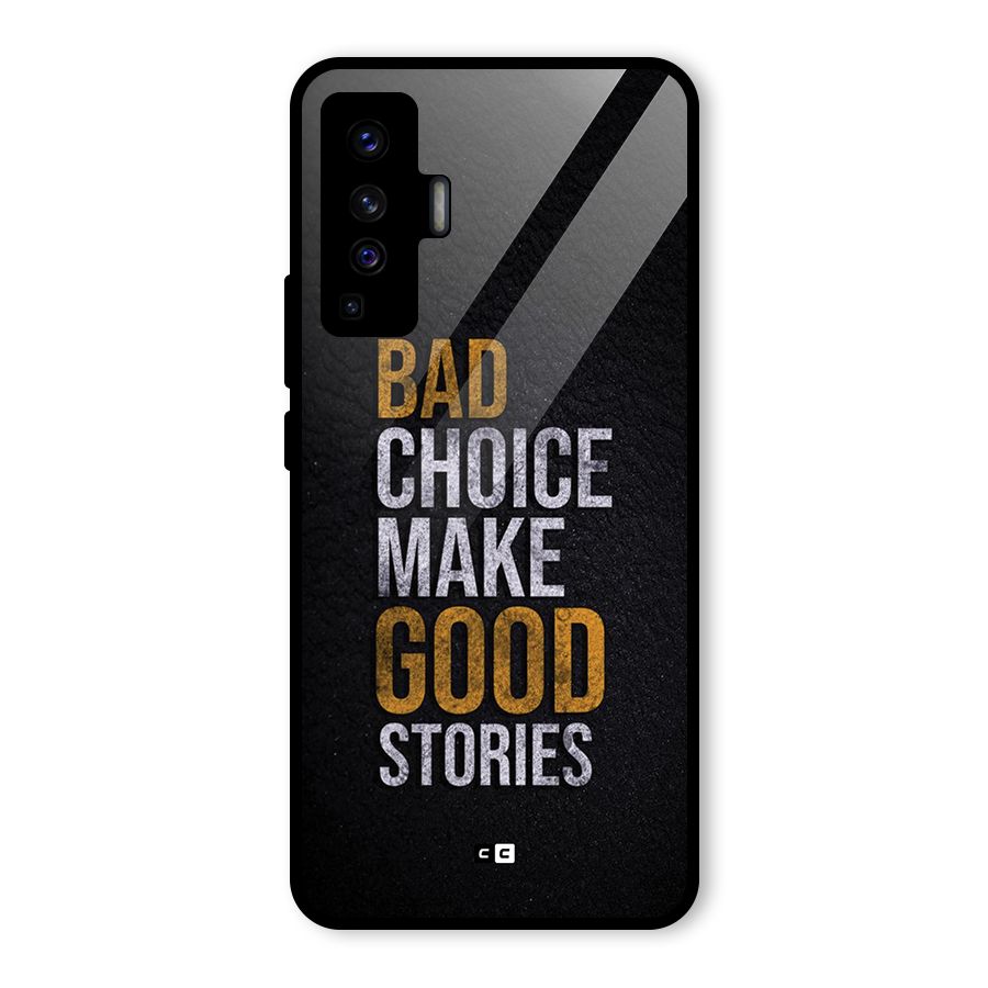 Make Good Stories Glass Back Case for Vivo X50