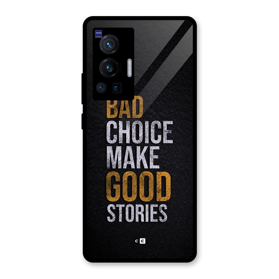Make Good Stories Glass Back Case for Vivo X70 Pro